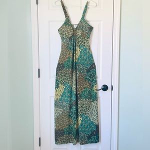 Raindrops by Papillon Maxi Dress in Peacock 🦚 colors